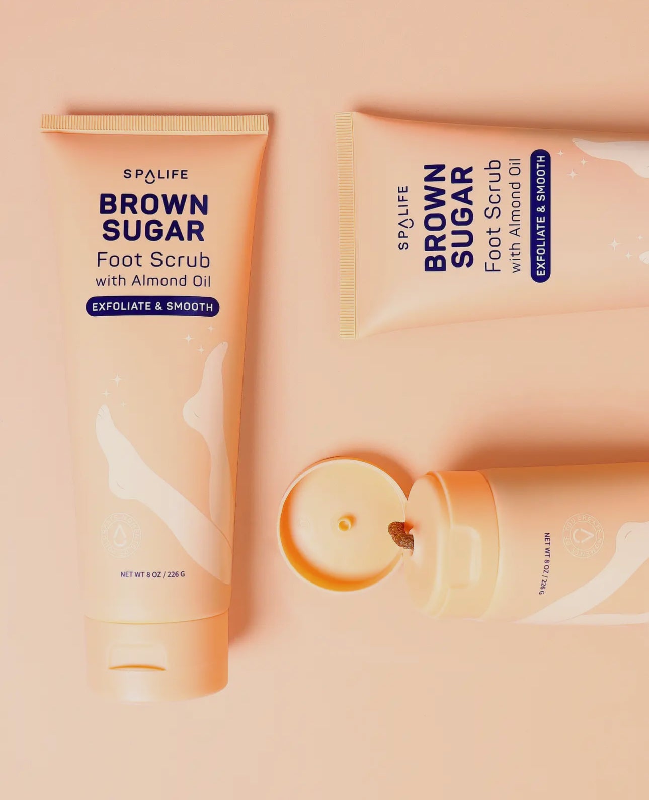 Brown Sugar Exfoliating Foot Scrub 8.2 oz - Foot Treatment