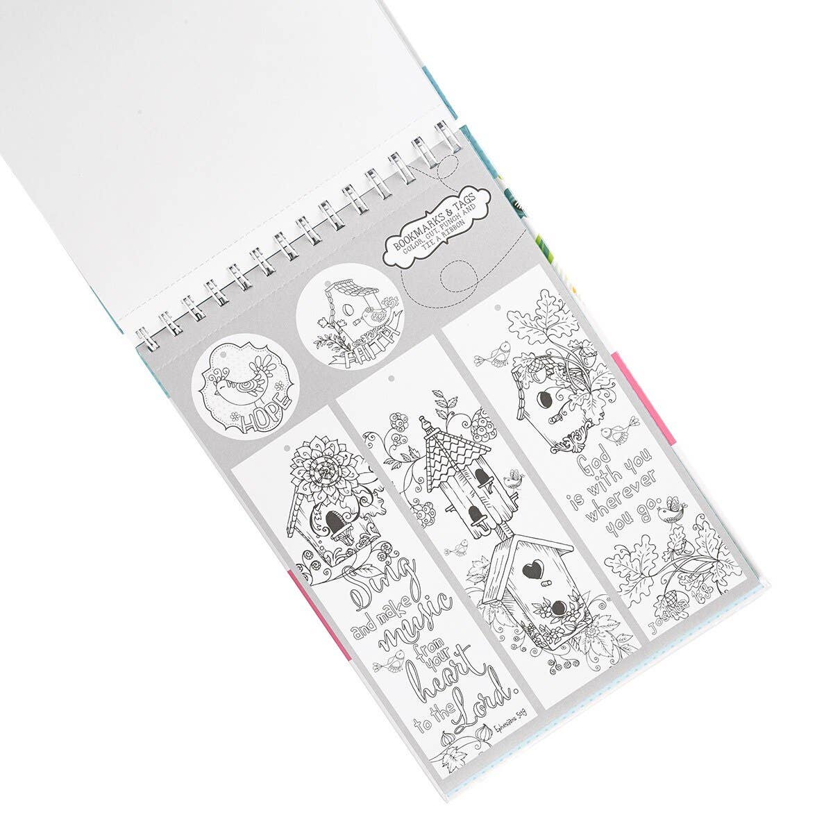 Coloring Book Wirebound The Word in Color