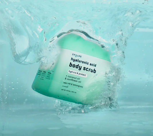 Hyaluronic Acid Body Scrub with Coconut Oil & Sunflower Oil