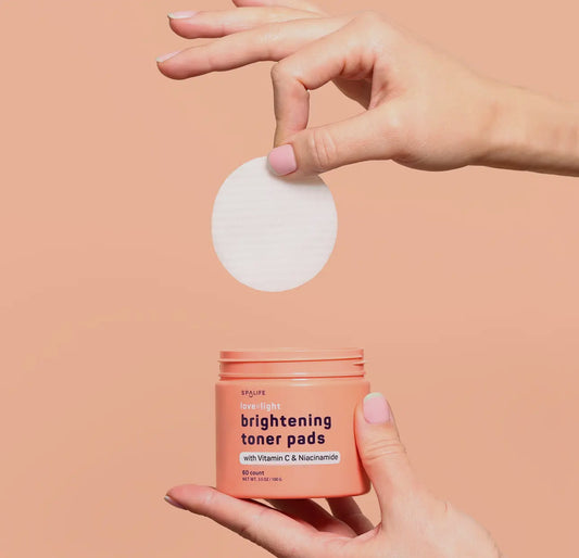 Love + Light Brightening Toner Pads - 60 Count