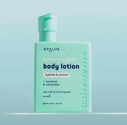Hyaluronic Acid Body Lotion with Sea Salt & Lemongrass Scent