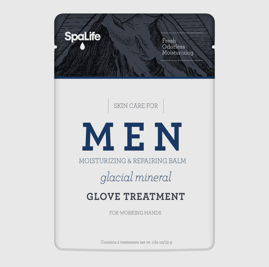 Men's Glacial Mineral Moisturizing Hand Gloves