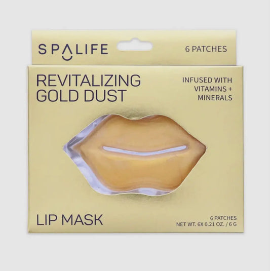 Revitalizing Gold Dust Lip Hydrogel Mask - 6 Lip Jellies